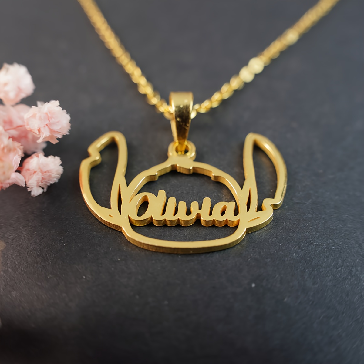 Personalized Cartoon Koala Name Pendant Necklace